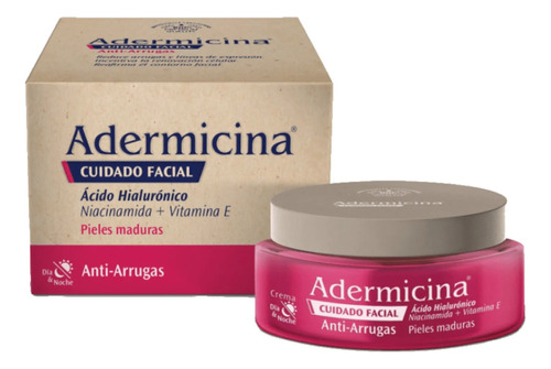 Adermicina Crema Facial Anti-arrugas Acido Hialurónico 90g