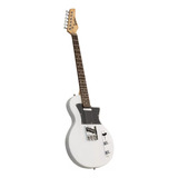 Guitarra Eléctrica Newen Frizz Blanca Porfesional Maciza Color Blanco Orientación De La Mano Diestro