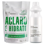 Kit Decolorante Issue Blanc Nature + Oxidante Compatible 
