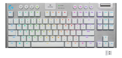 Teclado Mecânico Gamer Sem Fio Logitech G915 Rgb Lightsync