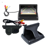Kit Monitor Colorido + Camera Ré + Sensor De Estacionamento