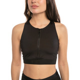 Top Deportivo Con Cierre Rusty Strokes Zipper Mujer