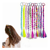 Set 3 Colets Extensiones Pelo Sintético Trenzado Colores