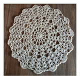 Centro De Mesa Tejido A Crochet De 42 Cm