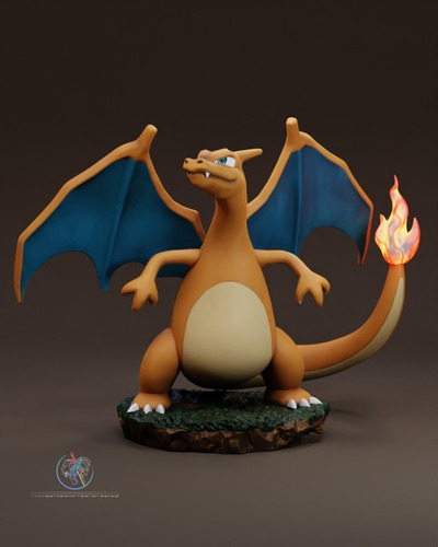 Archivo Stl Impresión 3d - Pokemon - Charizard + Flexi