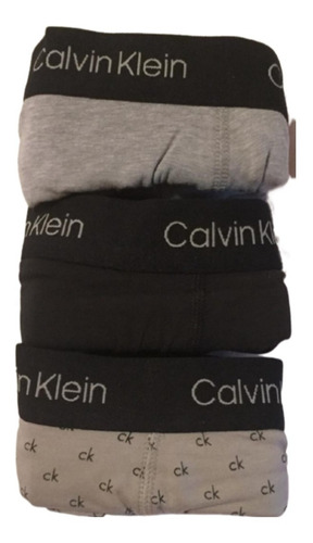 3 Boxer Calvin Klein Brief Largos Cotton Stretch De Lujo