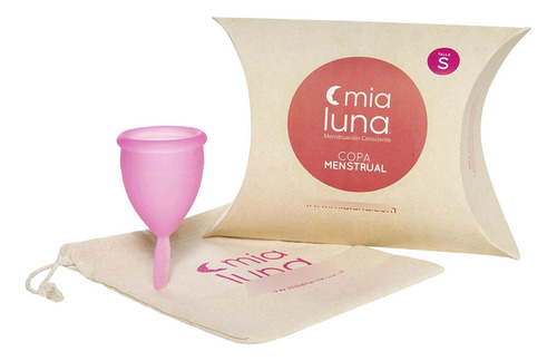 Copa Menstrual Mia Luna Rosada Talla S