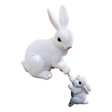 Y Figura De Conejo Con Colgante De Resina Para Jardín Y Fig
