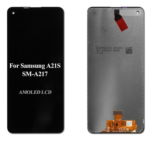 Tela De Toque Lcd Amoled Para Samsung A21s Sm-a217