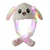 Gorro De Conejo Cálido Luminoso Led Gorras Para Mujer Moda