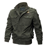 Jaqueta Bomber Masculina Com Zíper E Militar Tactical-b