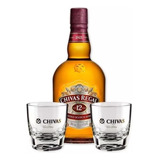 Chivas Whisky  12 Años + 2vasos
