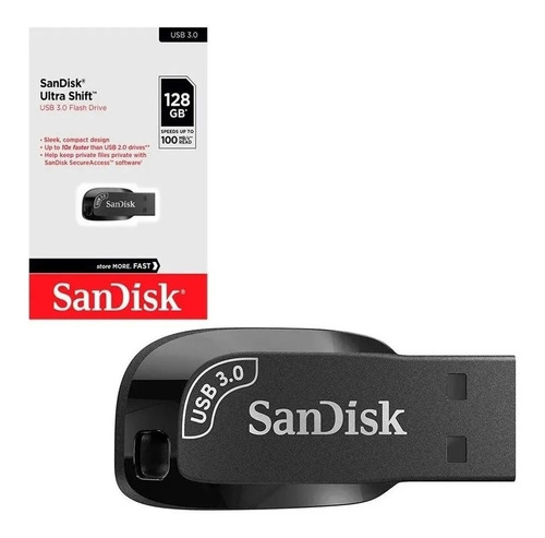 Pendrive 128gb Sandisk Ultra Shift Usb 3.0 100mb/s Original