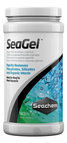 Eliminador De Silicatos Y Fosfatos Para Acuarios Seachem Seagel, 250 Ml