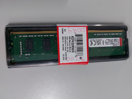 Memoria Ram Kingston 8gb Ddr4 3200 Non-ecc Unbuffered Dim