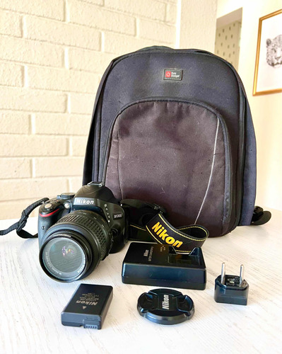 Cámara Fotográfica Nikon D 5100, Bolso, Tripode Y Cargador