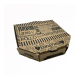 Caja De Cartón Para Pizza 22x22 Paq. X 100 Und 