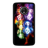 Funda Protector Para Motorola Moto Avengers Vengadores 01