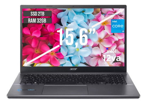 Portatil Acer Aspire Intel Core I5 12450h Ssd 2tb+ Ram 32gb