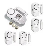 Pack 5 Alarmas Sensor Magnético Para Puertas Y Ventanas 90db