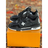 Tenis Louis Vuitton Trainer Black #25