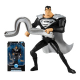 Série Animada Mcfarlane Dc Multiverse Superman Black Suit