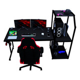 Mesa Escritorio Gamer Cts Kronos Pc Estacion Gaming 165cm 