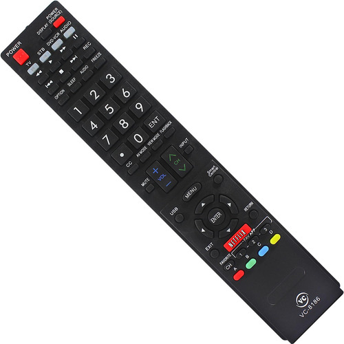 Control De Tv Led Sharp Aquos All Sharp Lcd Vc-8186