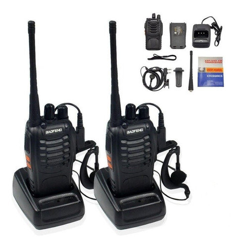 Radios Baofeng 888s Uhf Nuevos Baterias Auricular