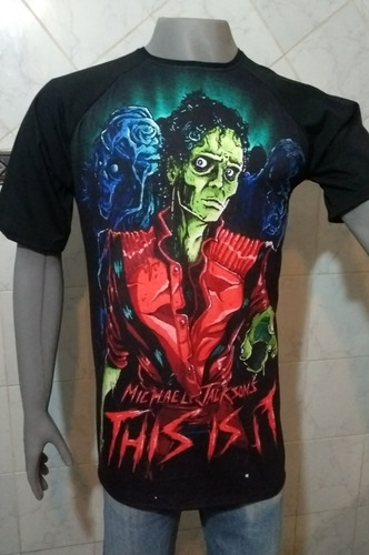 Remera Michael Jackson Thriller Pop Bandas