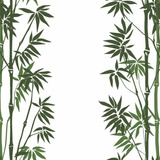 Adesivo De Parede Bambu Verde Folha Botânico Sala Quarto 10m