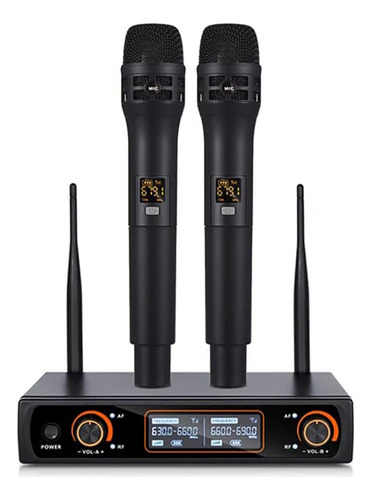 Micrófono Inalámbrico Uhf Profesional 16 Canales 2micrófonos