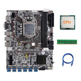 Placa Base B75 Eth Mining 12 Pcie A Usb Lga1155