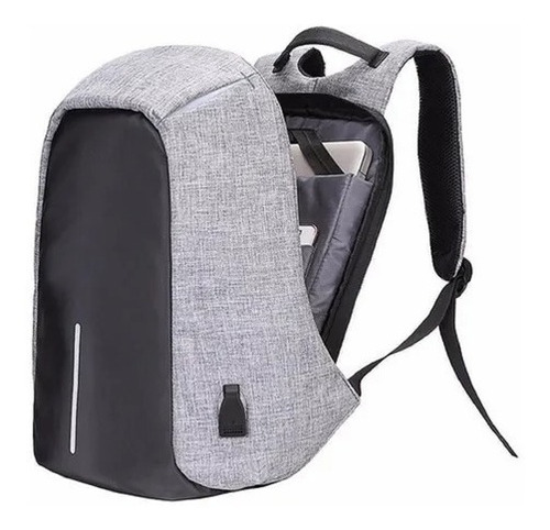 Mochila Antirrobo Con Usb Notebook Impermeable  Amsterdamarg