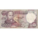 Colombia  5000 Pesos Oro 4 Julio 1994