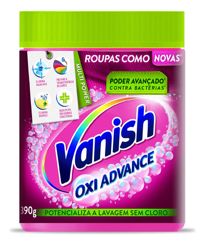 Alvejante Em Pó Oxi Advance 390g Vanish