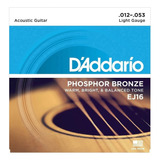 Daddario Strings Ej16 Encordado Acústica 012 - Oddity