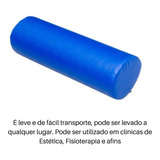 Rolo Posicionamento Fisioterapia Exercício Descanso 60x17 Cor Azul