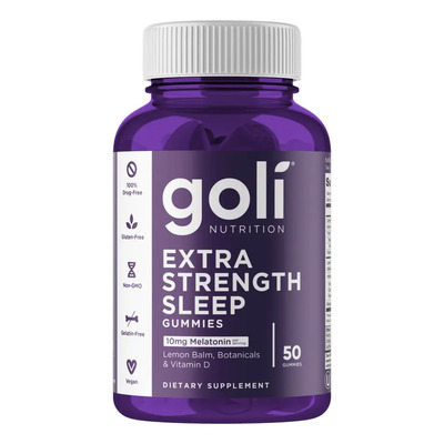 Goli Nutrition Sleep Melatonina 5mg 60 Gomita Sabor Mix Berr Sabor Mix Berry 10 Mg | MercadoLibre
