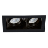 Lámpara De Interior Para Empotrar Dirigible Gx5.3/gu10 Color Negro Tecnolite Alicante I