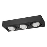 Plafon Con Spot Movil P / 3 Lamparas Halospot Ar111 Led 220v