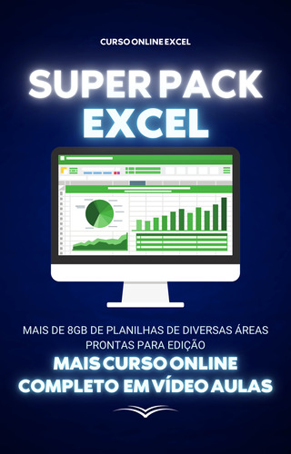 Pack De Planilhas Excel + Curso Completo Em Vídeo Aulas