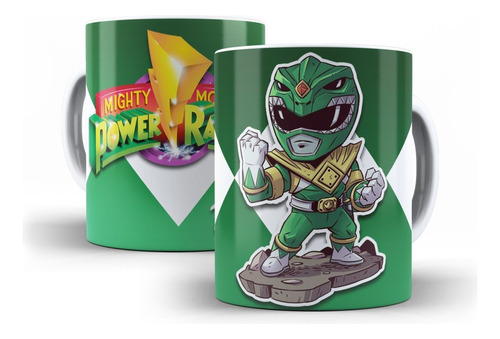 Plantillas Para Tazas Power Ranger , Pack Sublimacion