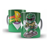 Plantillas Para Tazas Power Ranger , Pack Sublimacion