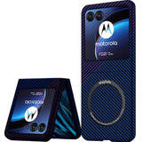 Funda Magnetica Policarbonato Para Motorola Razr 40 Ultra A 