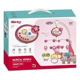 Movil Cunero Musical Bebes Proyector Giro Luz Sonidos