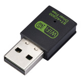 Adaptador De Red Usb 2 En 1 Bluetooth Wifi De 600 M