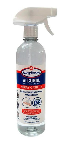 Alcohol Spray 70% Microfiltrado Sanyfarm 500ml 