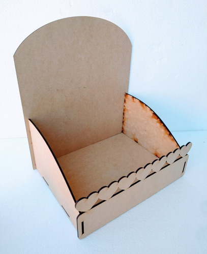 Exhibidor Bandeja Caja Desayuno Fibrofacil 30cm De Alto X 10