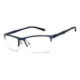 Armação Oculos Grau Masculino Original Titanium Slim